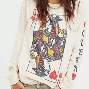Daydreamer for Free People Queen of Hearts long sleeve size XS